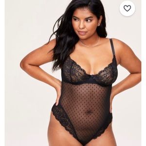 Adore Me teddy in black NEVER WORN!